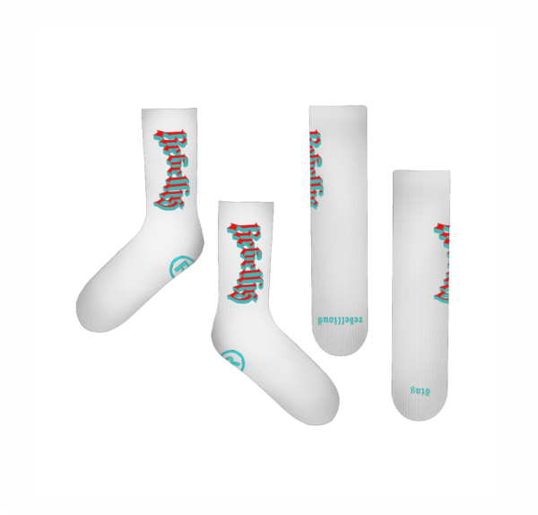 Rebellis Socks White1